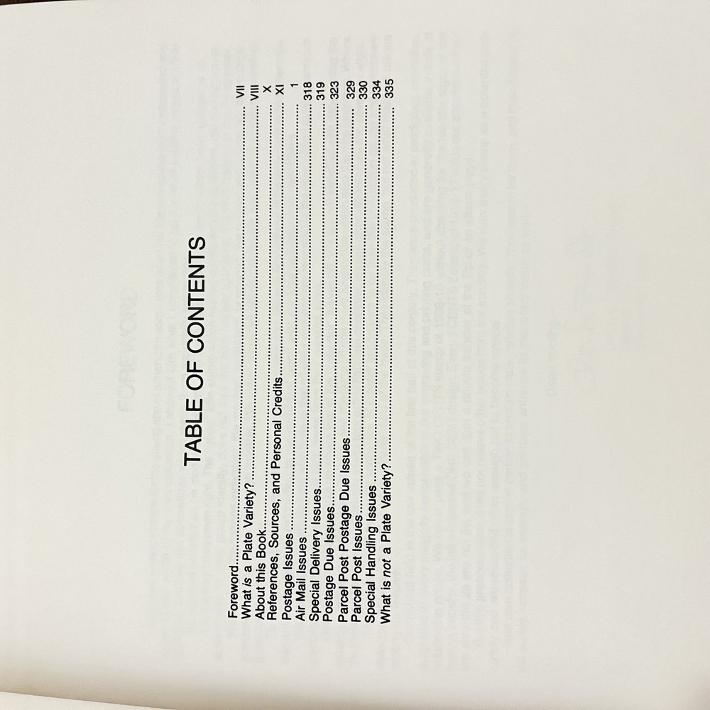 Signed Loran C French Encyclopedia of Plate Varieties US Bureau Stamps 1979