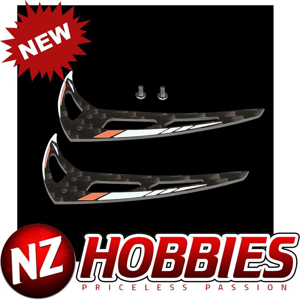 OMP Hobby OSHM1204O M1 EVO Vertical Stabilizer Set - ORANGE