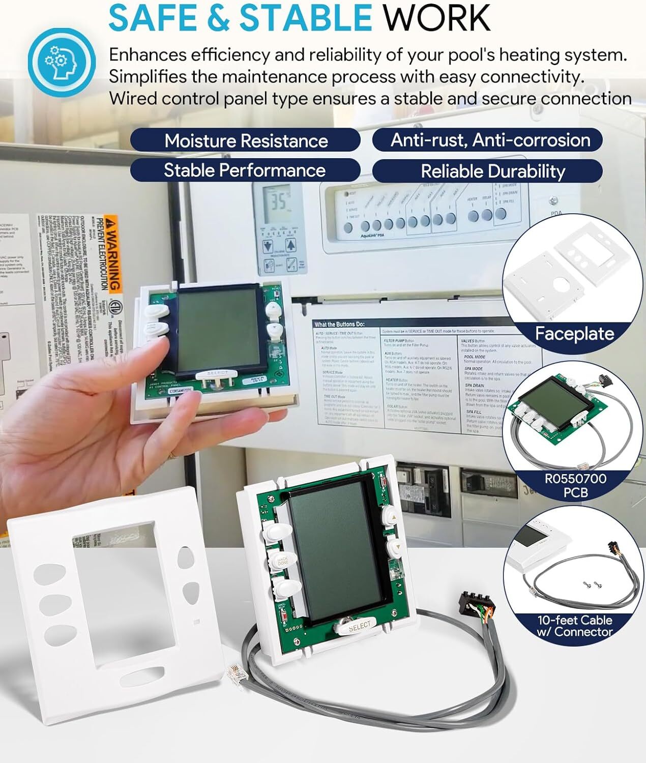 R0551800 Service Controller for Zodiac Jandy AquaLink RS One Touch Control Syste