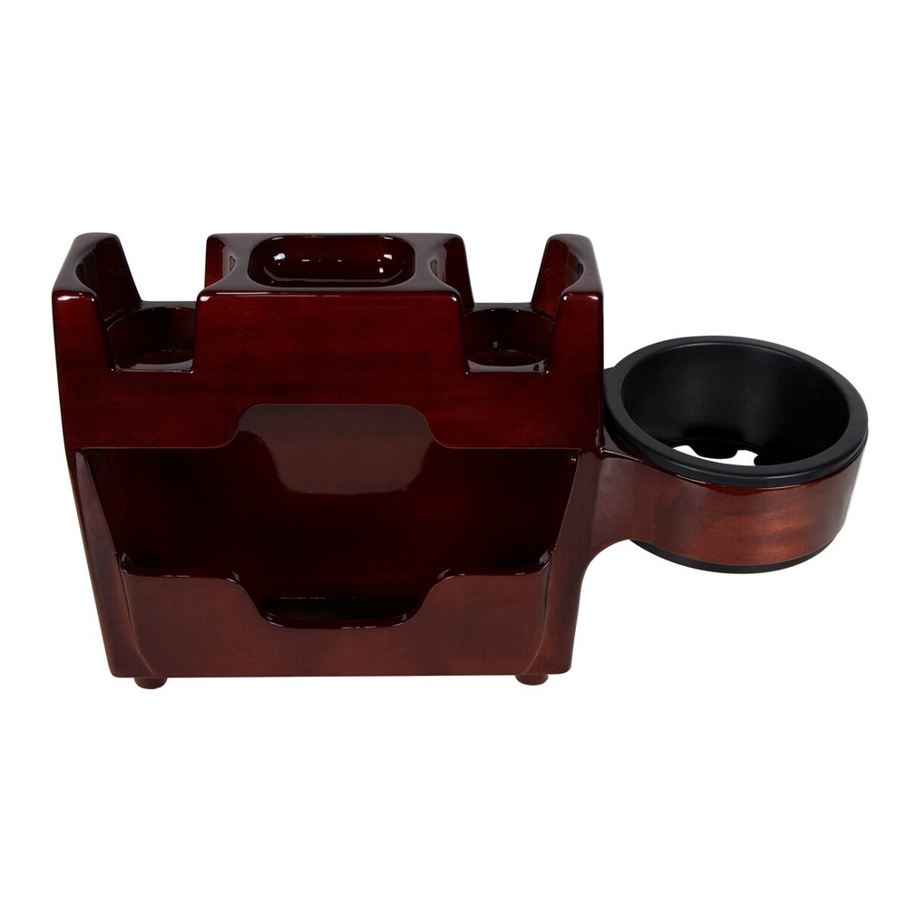 Hand Crafted Solid Wood Center Console w/ Cup Holder for Peterbilt, Kenworth, FL