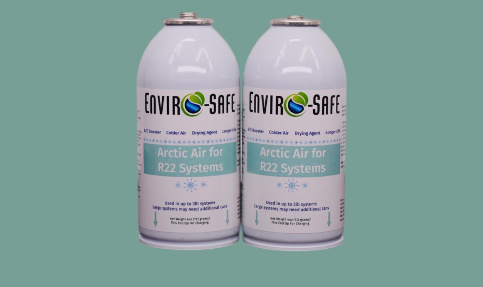Arctic Air for R22 | 2 Cans | 4oz EnviroSafe | Get Colder Air!