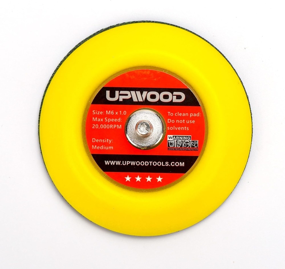 Durable 3 Inch M6 Thread Backing Pads - 8 pcs for Easy Sanding Installation