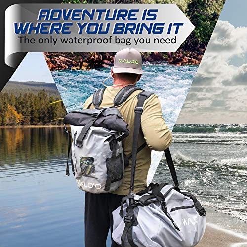 Roll-Top Duffle 60L Grey