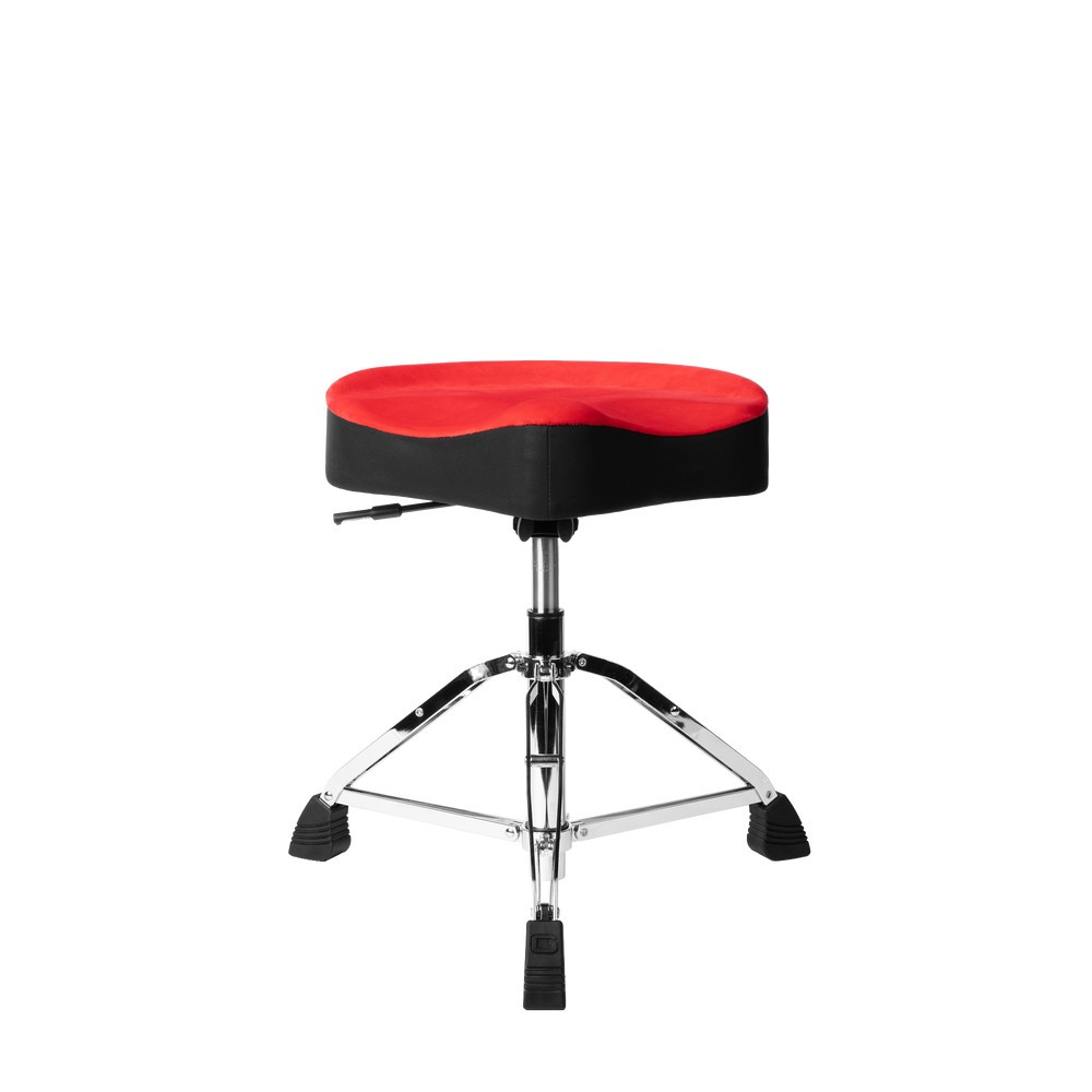 Gator GP-DTH-ASD Percussion Saddle Drum Throne, Red