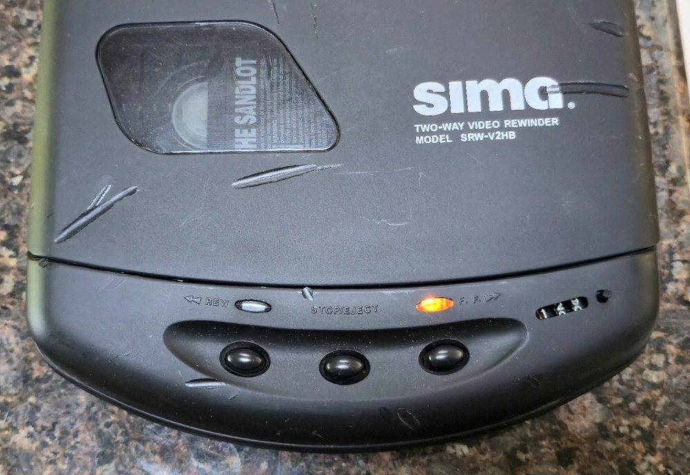 SIMA Two-Way Video Rewinder Model SRW-V2HB - WORKING