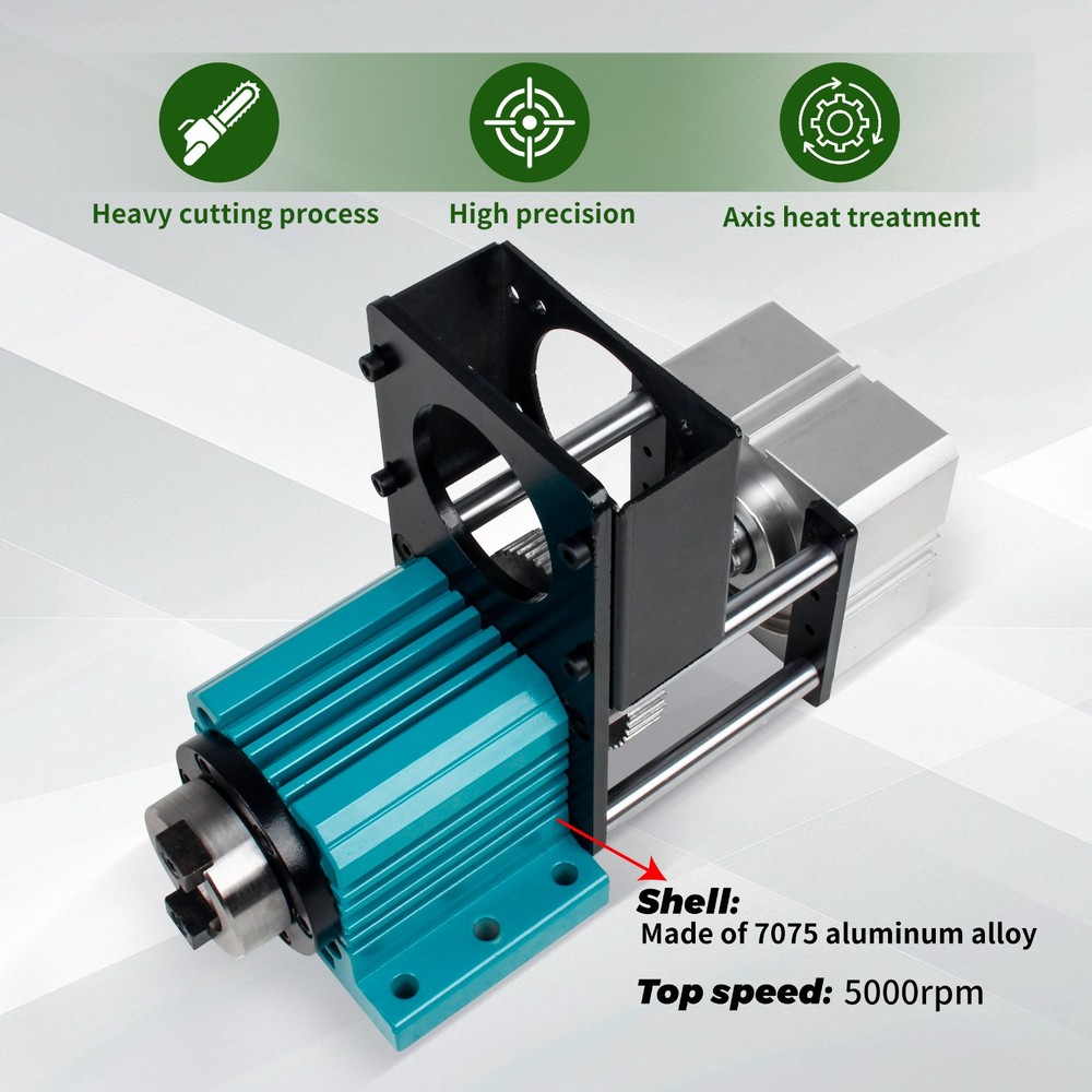 〖US〗BT30 Non-Powered Spindle Assembly 5000RPM 5Bearings Pneumatic Automatic Tool