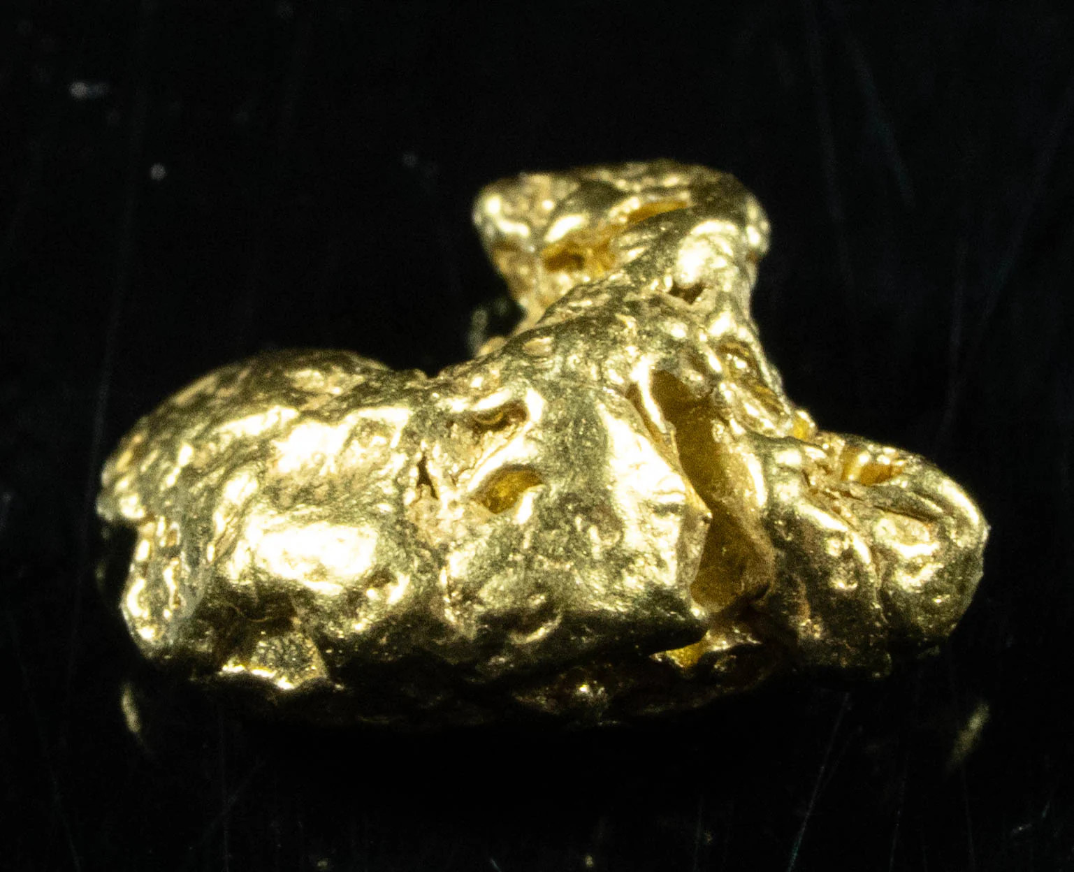 #3 Alaskan BC Natural Gold Nugget .60 Grams Genuine