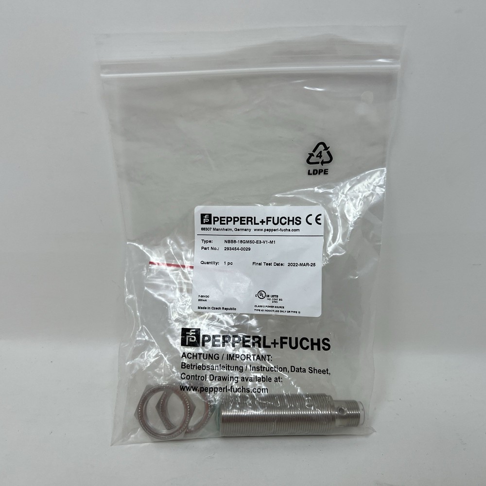 Pepperl Fuchs NBB8-18GM50-E3-V1-M1 Inductive sensor