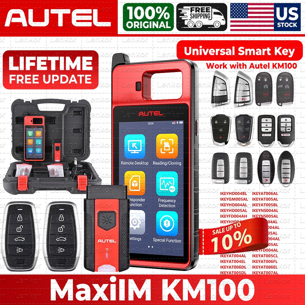2025 Autel MaxiIM KM100 KM100E Key Fob Programming Tool Programmer Immobilizer