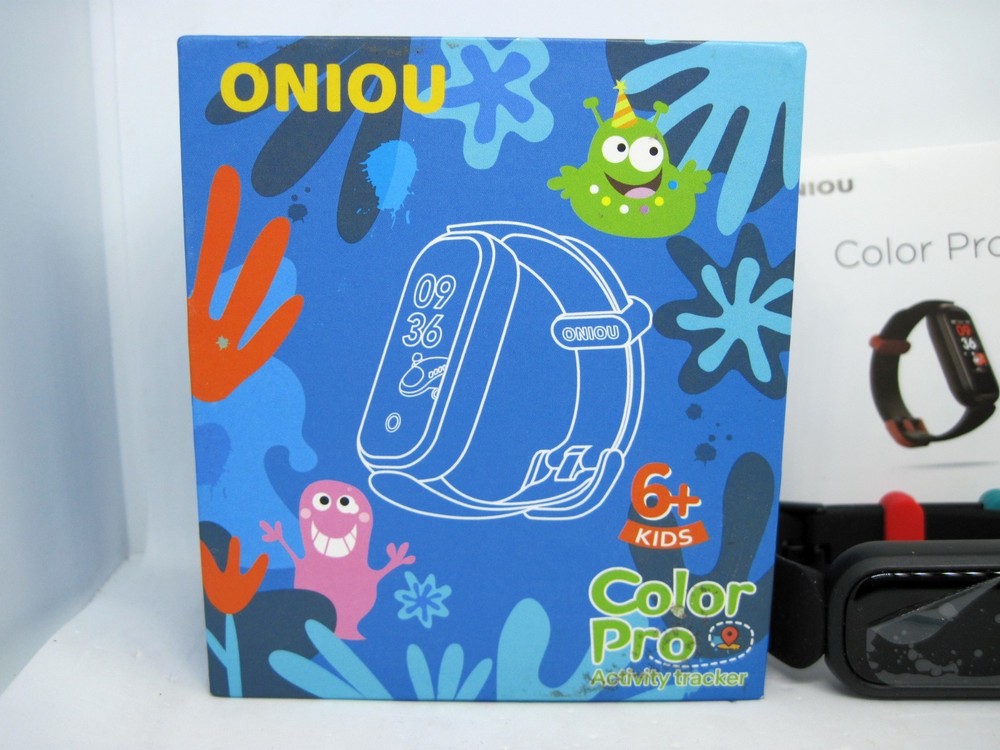 ONIOU Activity Tracker Watch For Kids 6+ Black