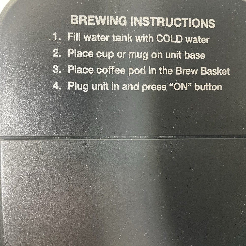 Single Cup Brew Cuisinart Coffee Maker Model W1CM5X
