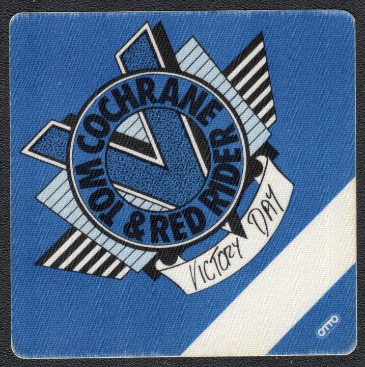 Tom Cochrane Backstage Pass - 1988 Cloth Pass