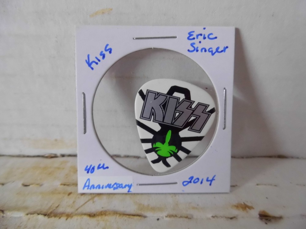 KISS "ERIC SINGER" 2014 40TH ANNIVERSARY GUITAR PICK~READ DESCRIPTION (#17/3)