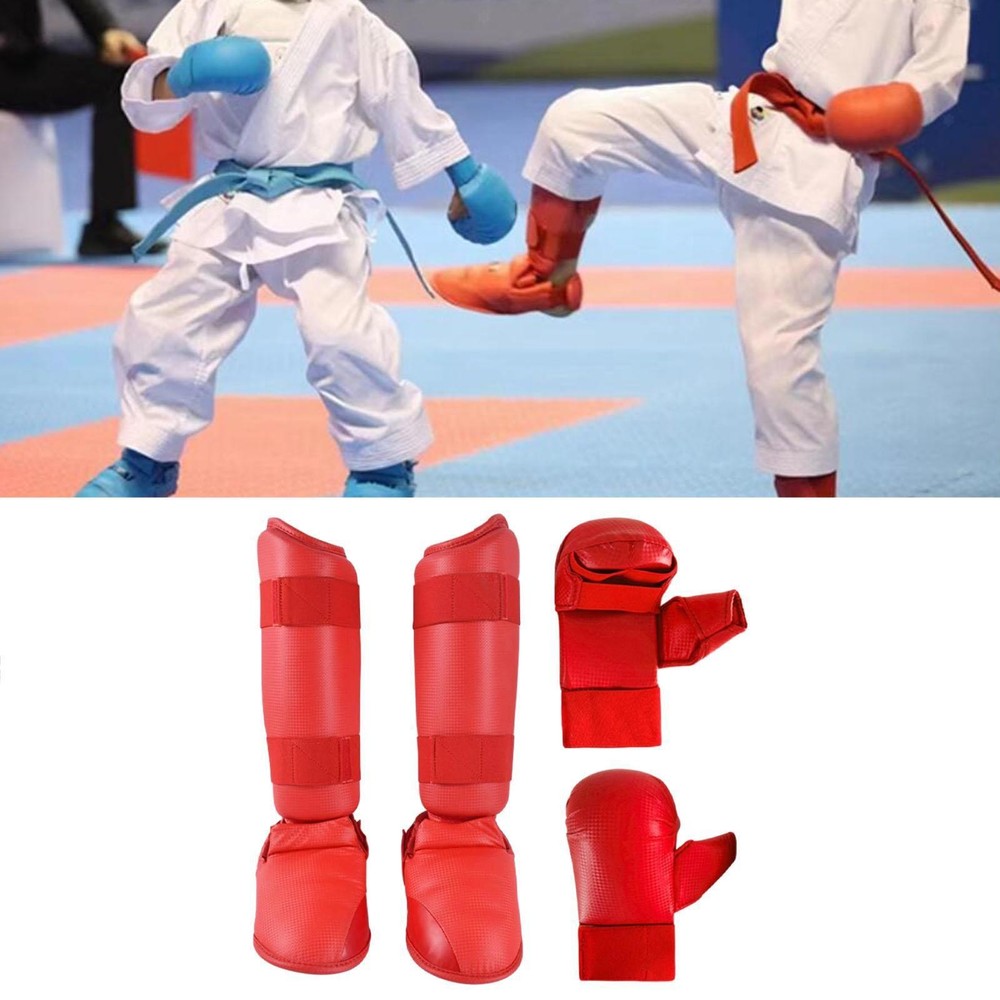 Karate Sparring Gear Set Equipment Practice Comfortable Training Gear Punching