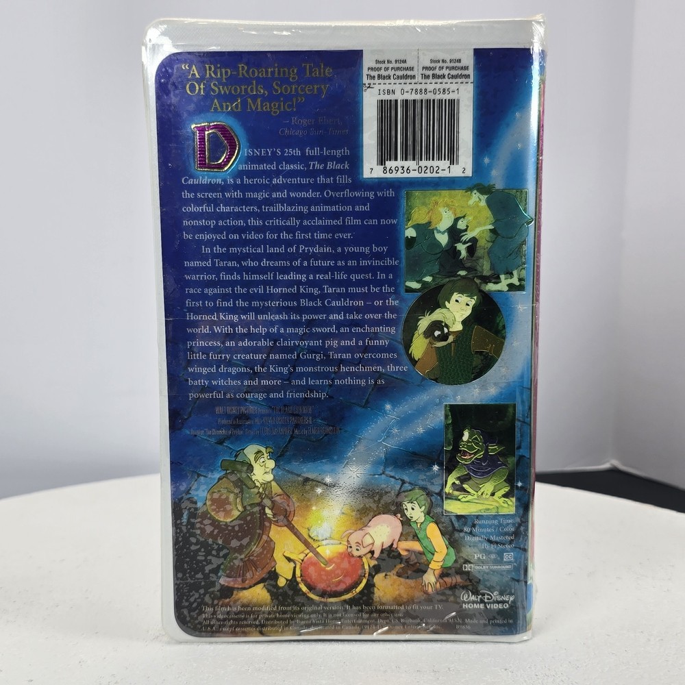 Black Cauldron (VHS, 1998)