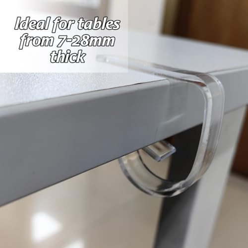 36PCS Transparent Clear Tablecloth Clips, Plastic Table Cloth Clips，Windproof