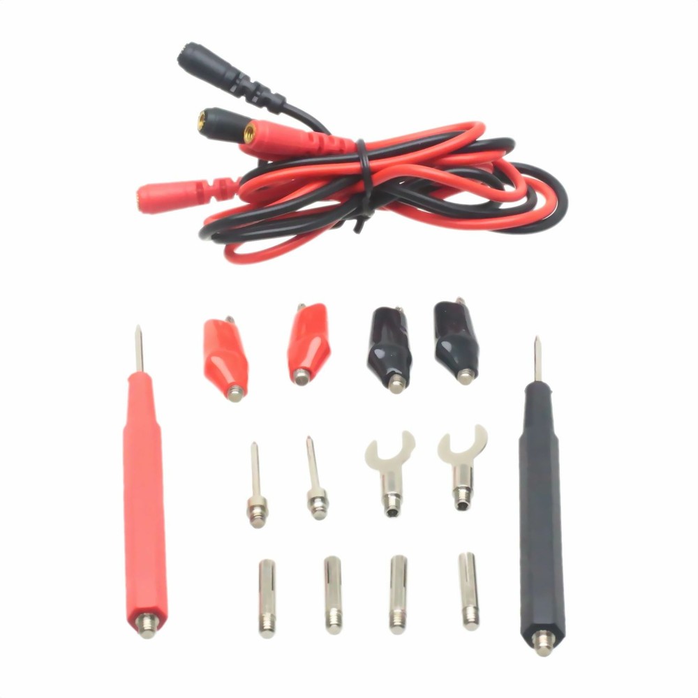 Multifunction Screw Removable test cable clip banana plug U fork terminal probe