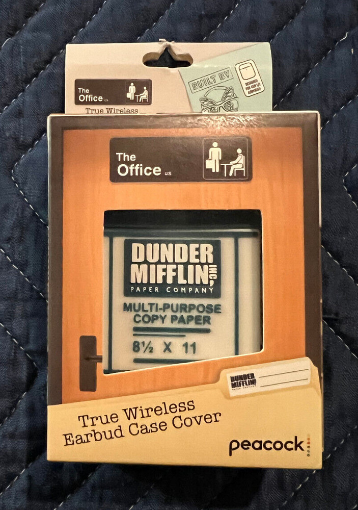 DUNDLER MIFFLIN THE OFFICE EARBUD CASE