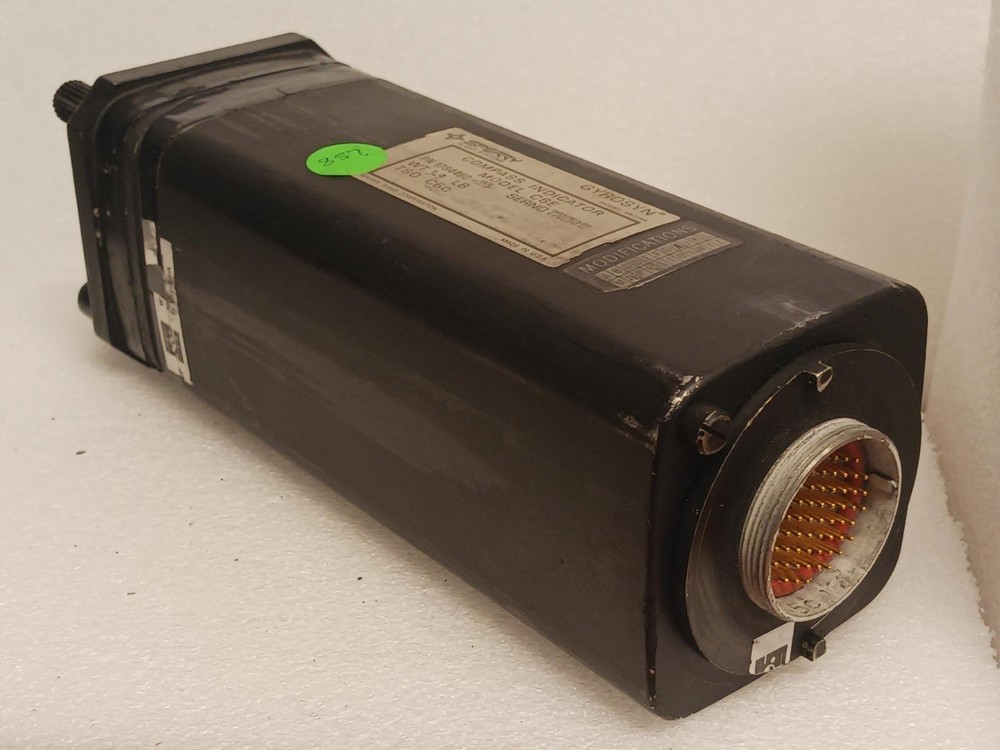 Vintage Aircraft Gyrosyn Compass Indicator Model C-6c