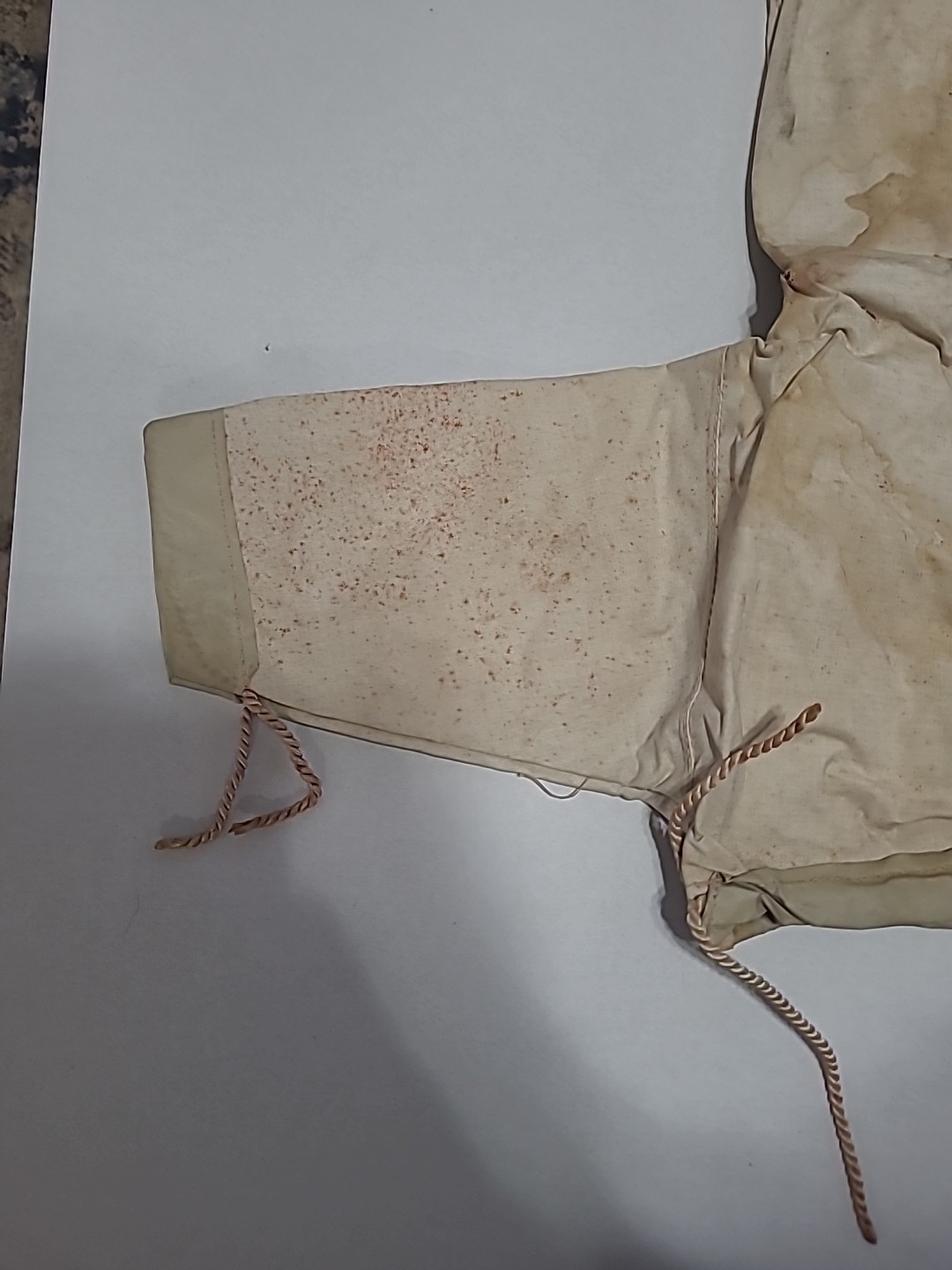 (2) RARE German Child Gas Jacket WWII NOT COMPLETE