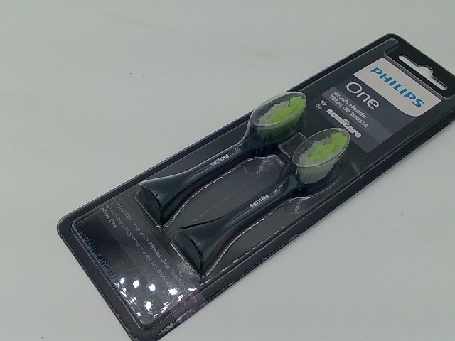 Philips ONE Brush Heads By Sonicare #BH1022 Black Fast Free Ship!