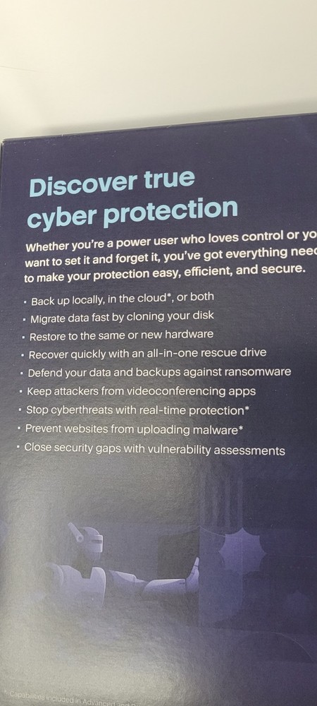 Acronis Cyber Protect Home Office 1 PC/MAC Advanced Version 1yr. 500GB Cloud