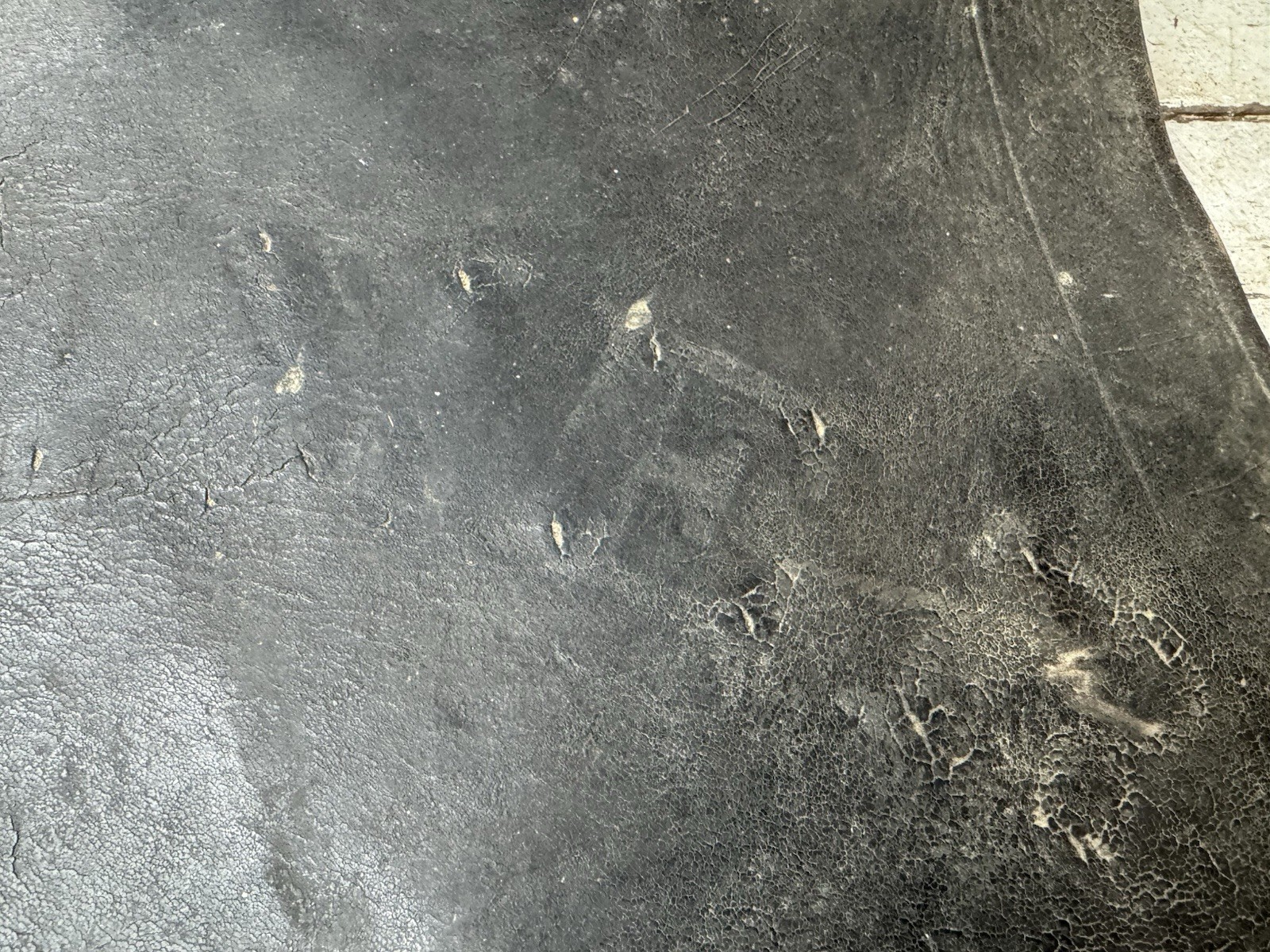 Antique Horse Leather Hames Cover Draft Horse Harness Pad Advertising