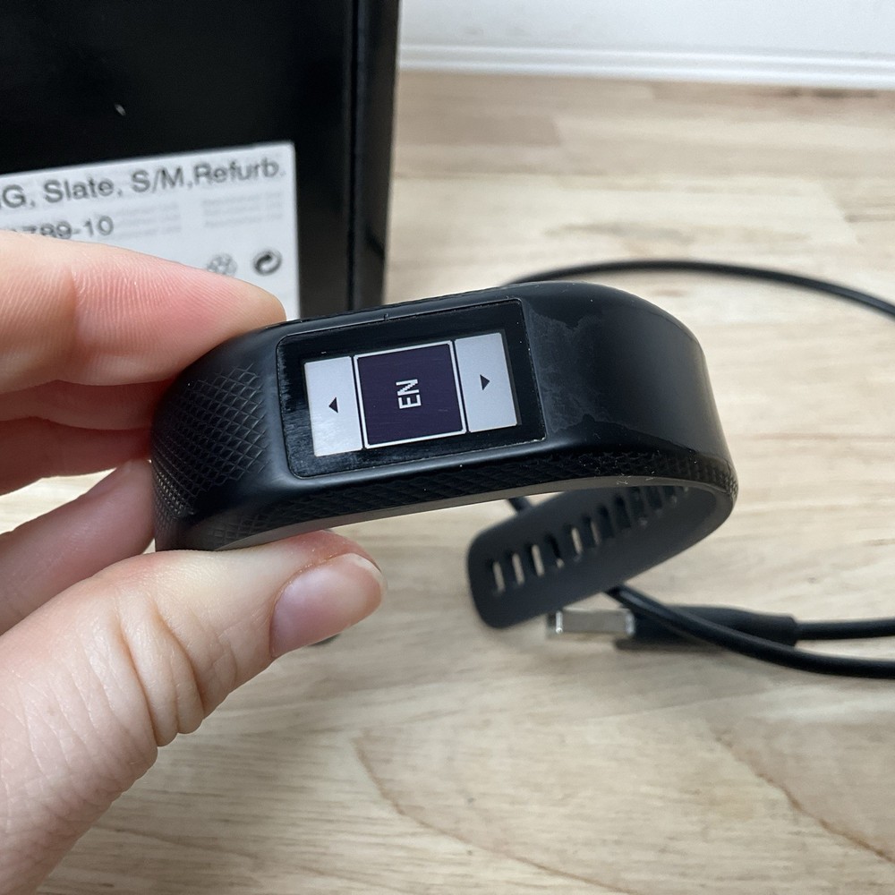 Garmin Vivosport Slate Smart Activity Tracker - Small/Medium - Tested