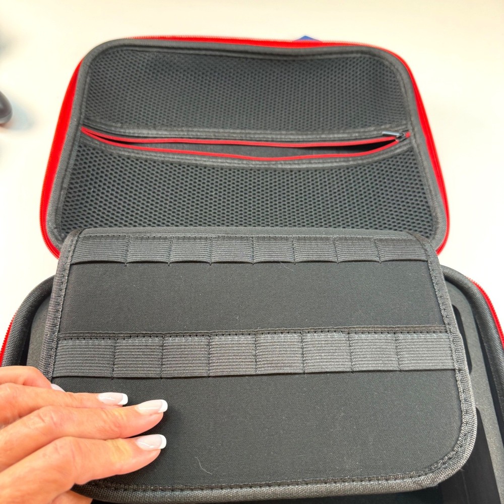 Nintendo Switch Dock Joy Con Grip Mario Style Travel Case Bundle