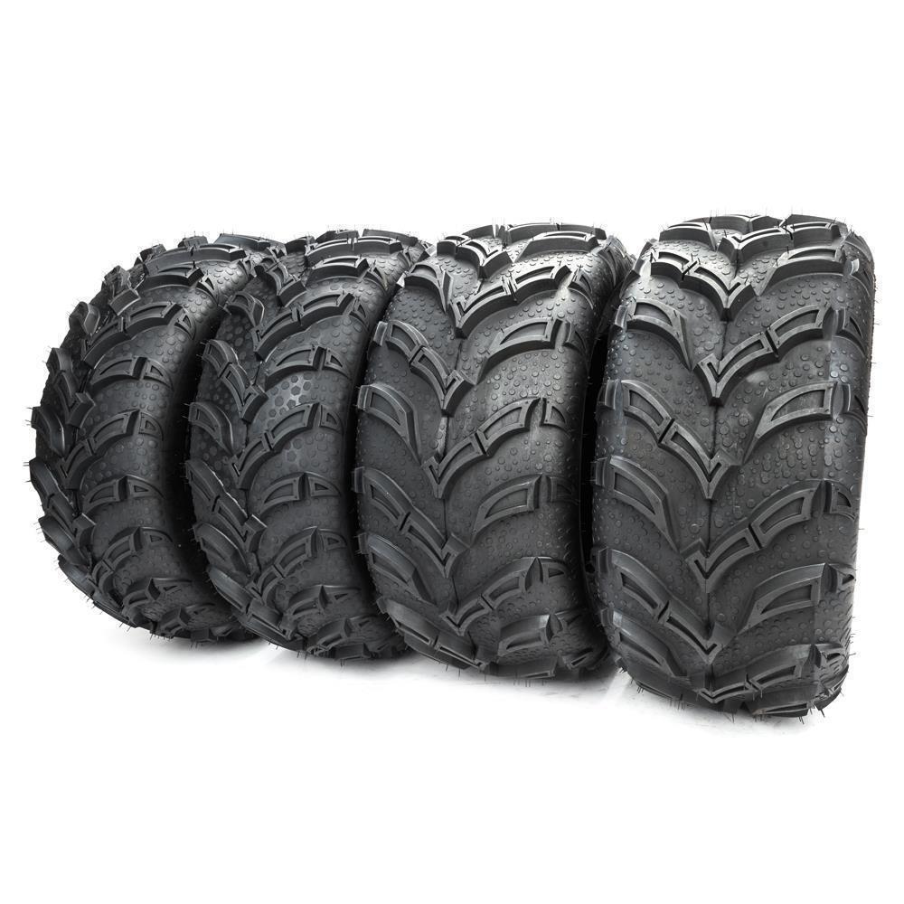 Set of 4 ATV/UTV Tires 25x8-12 25x8x12 Front 25x10-12 25x10x12 Rear 6 Ply Rated
