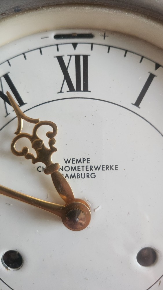 SHIP CLOCK Vintage WEMPE Chronometer