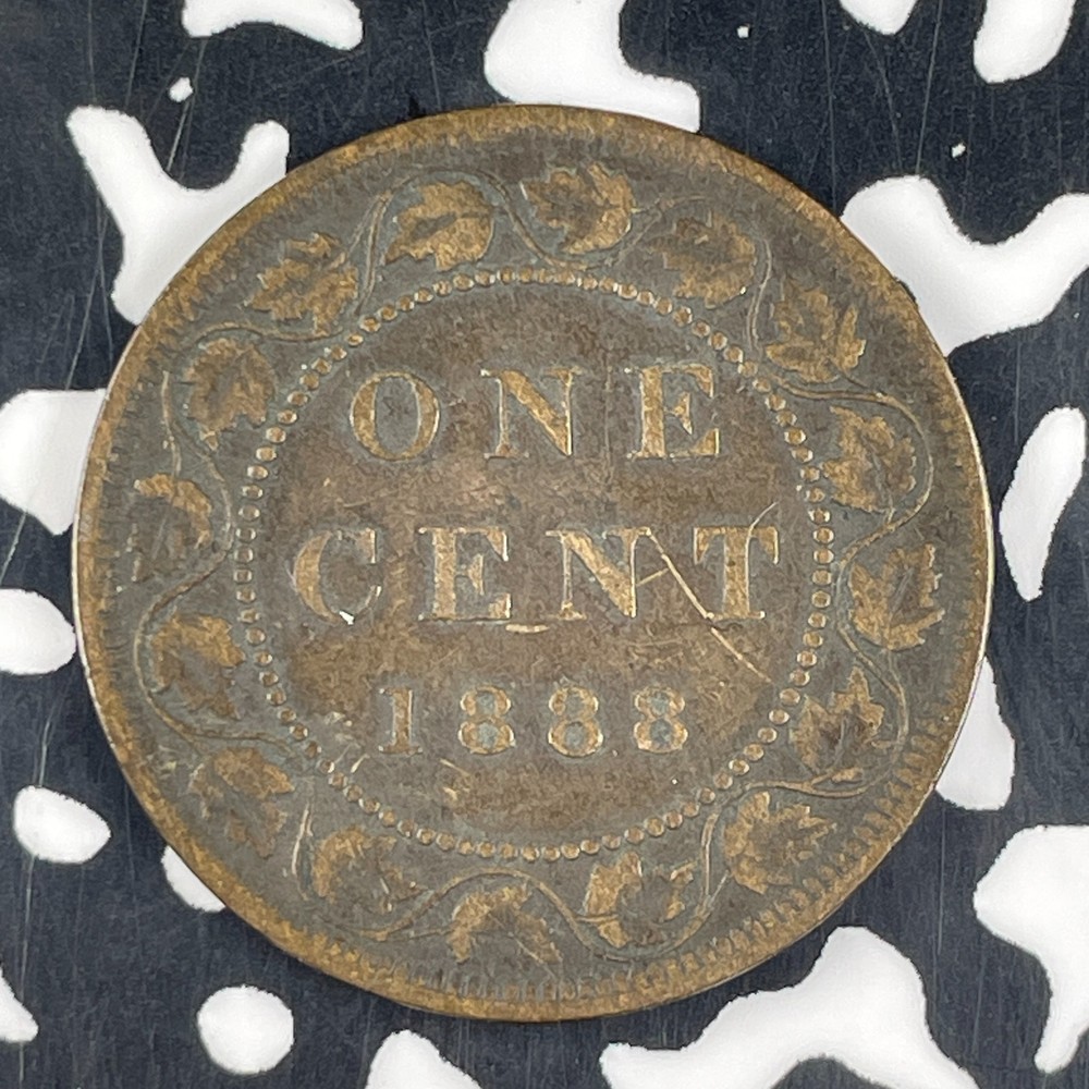 1888 Canada Large Cent Lot#F1614 Nice!