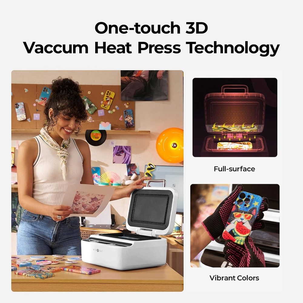 Phone Cases Heat Press for Iphone & Android 3D Vacuum Heat Press IS Software
