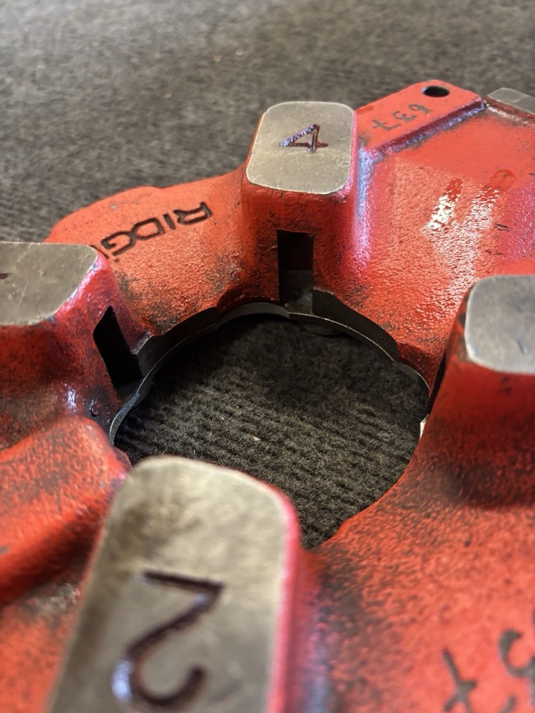 Ridgid E-660 Diameter Threading Machine Die Head 1/8 to 2