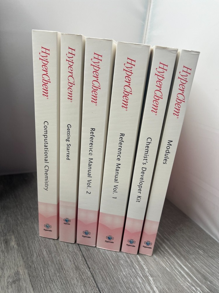 HyperChem Release 8.0, Tools For Molecular Modeling Boxed Set (NO DISKS)