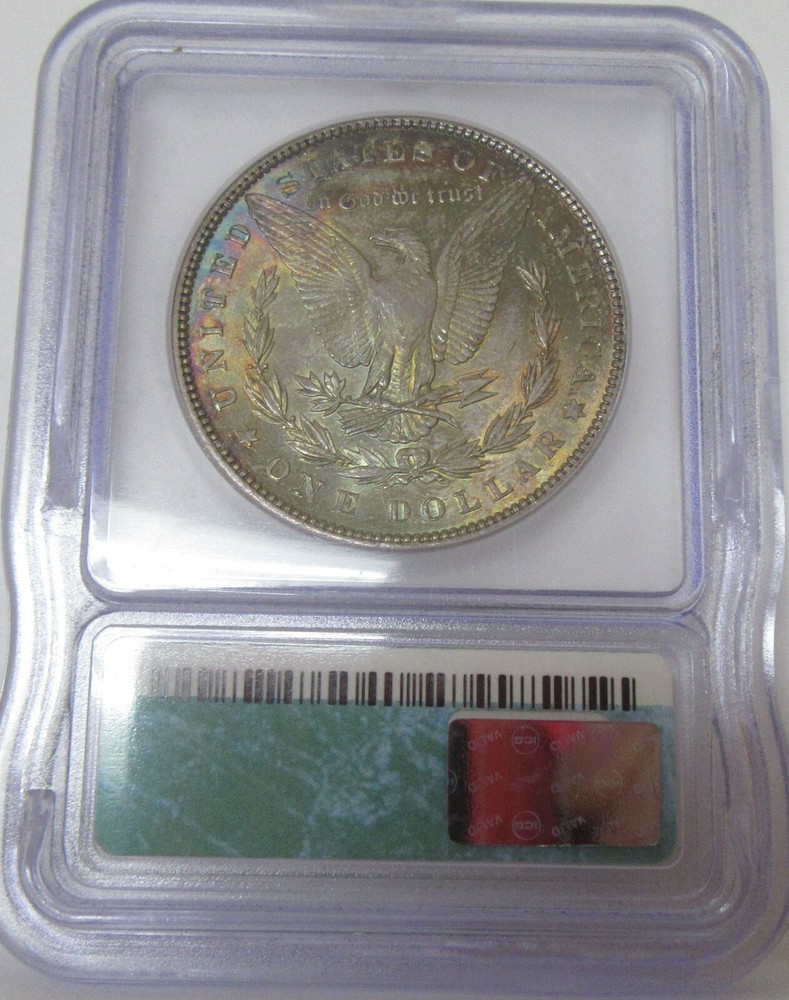 1886 Morgan Silver Dollar * MS65 * Reverse Toning