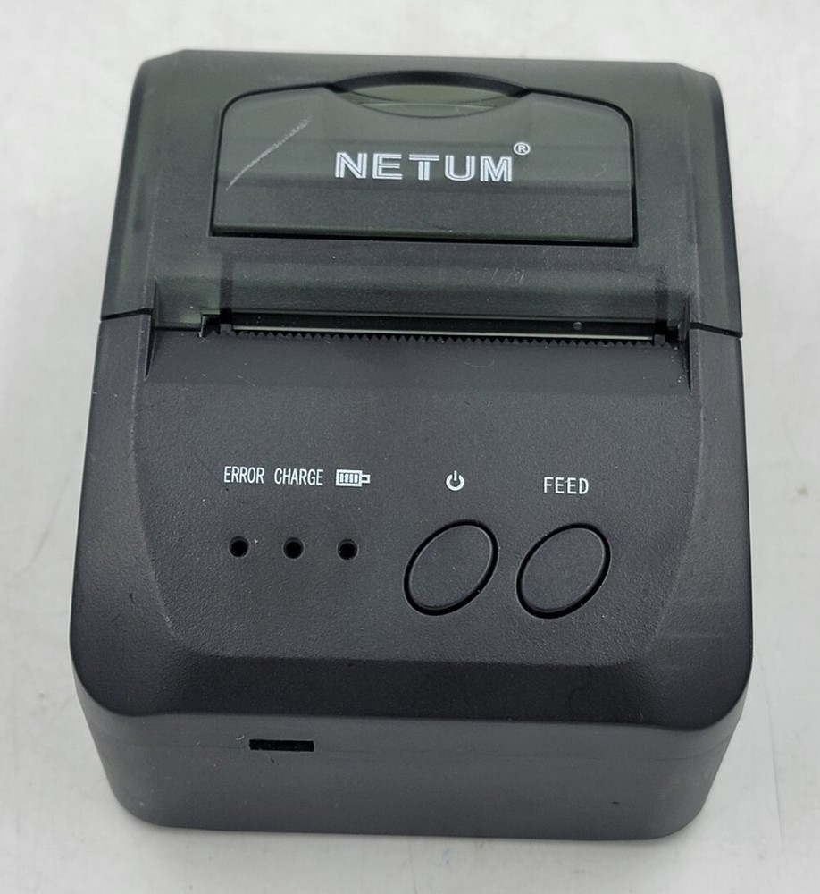Netum NT-1809DD Black Portable 68mm Mini Thermal Receipt Printer