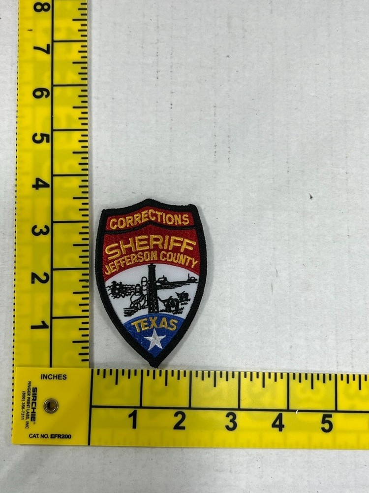 Jefferson County Texas Corrections Shoulder Patch new