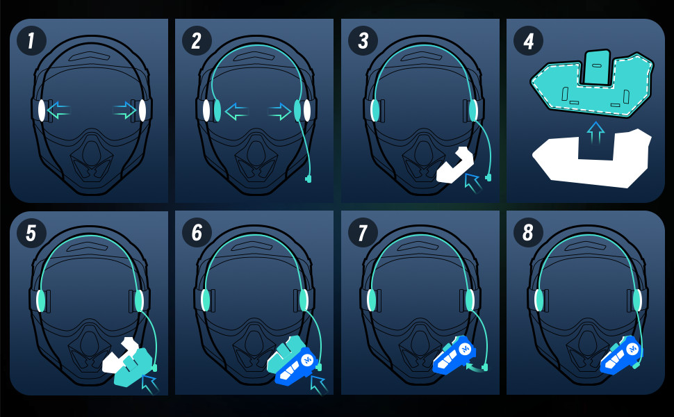 Motorcycle Helmet Headset Wireless Bluetooth Headphone Speaker Automatic Answer