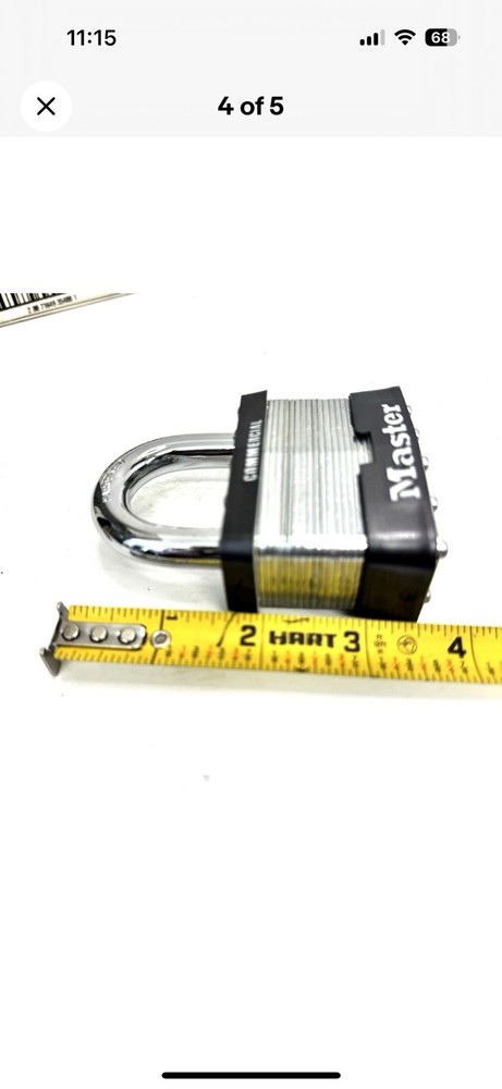 MASTER LOCK COMMERCIAL PADLOCK NO. 15 (2-pack)