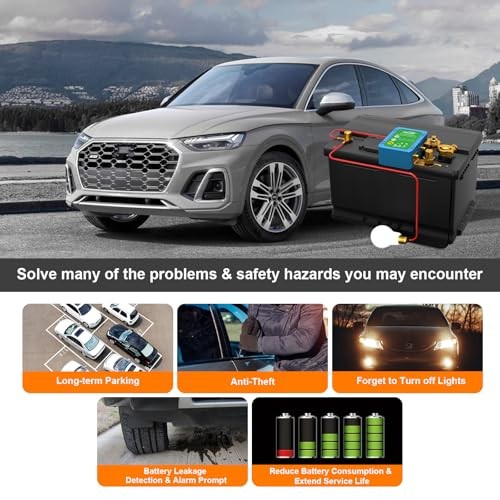 Remote Battery Disconnect Switch, 250A Heavy Duty Intelligent Swith