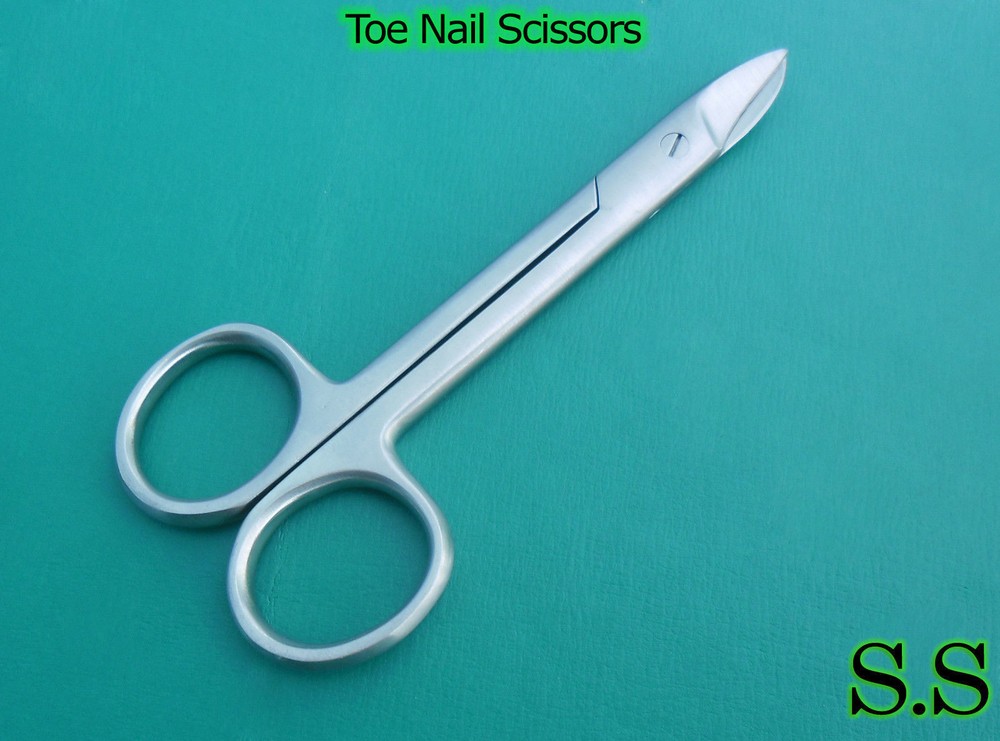 3 Pcs Toe Nail Scissors 4.5"