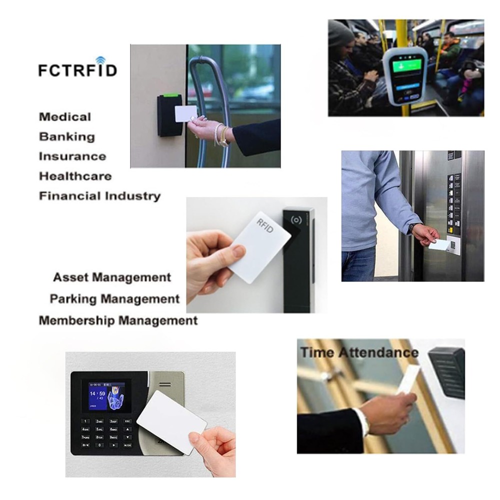 10pcs 13.56MHz UID Rewritable IC Clone Smart CardBlank Tag Writable ReadableA...