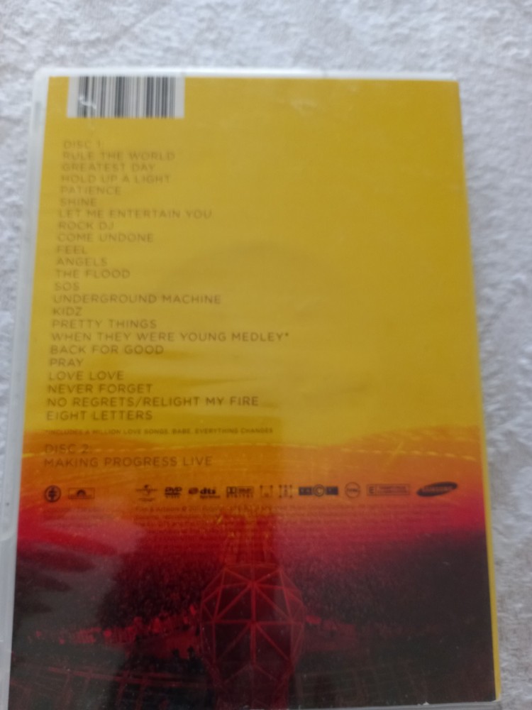 Take That Progress limited edition CD/DVD box set (2010)