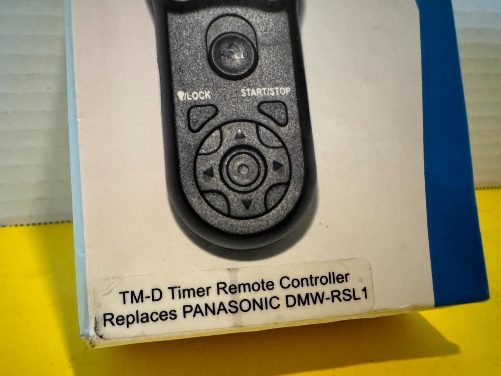 JJC TM-D Multi-Function Timer Remote Control Black for Panasonic Lumix Camera