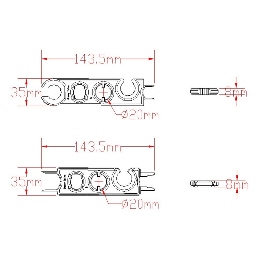 Efficient 2pcs Solar Connector Wrenches for Quick Assembly and Disassembly