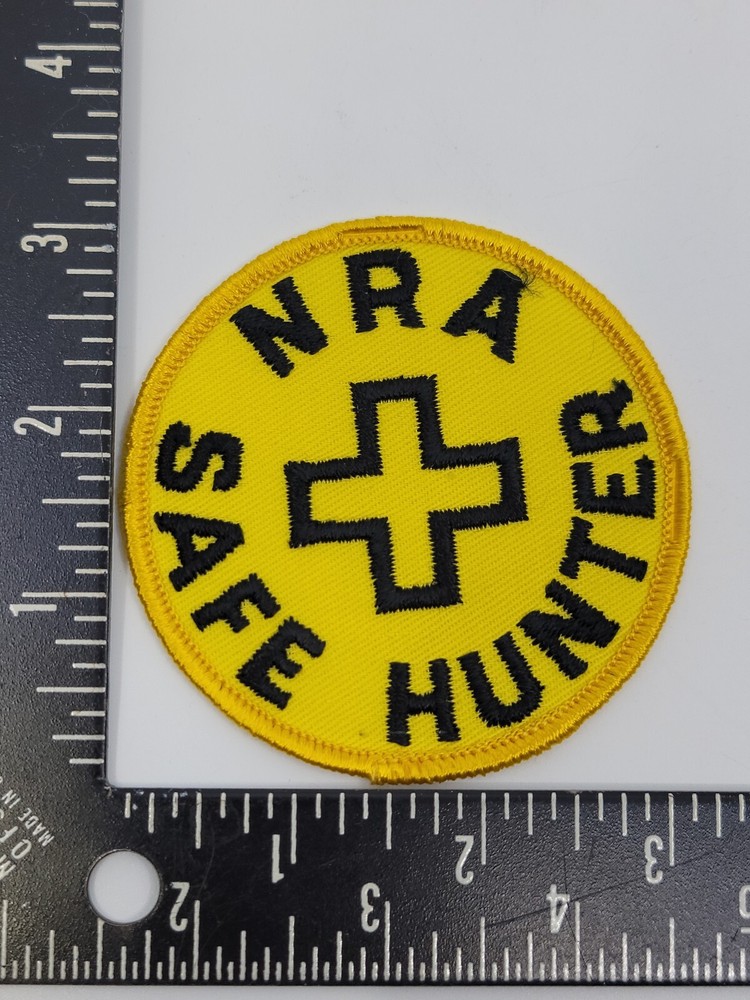Vintage Original NRA National Rifle Association Safe Hunter Embroidered Patch