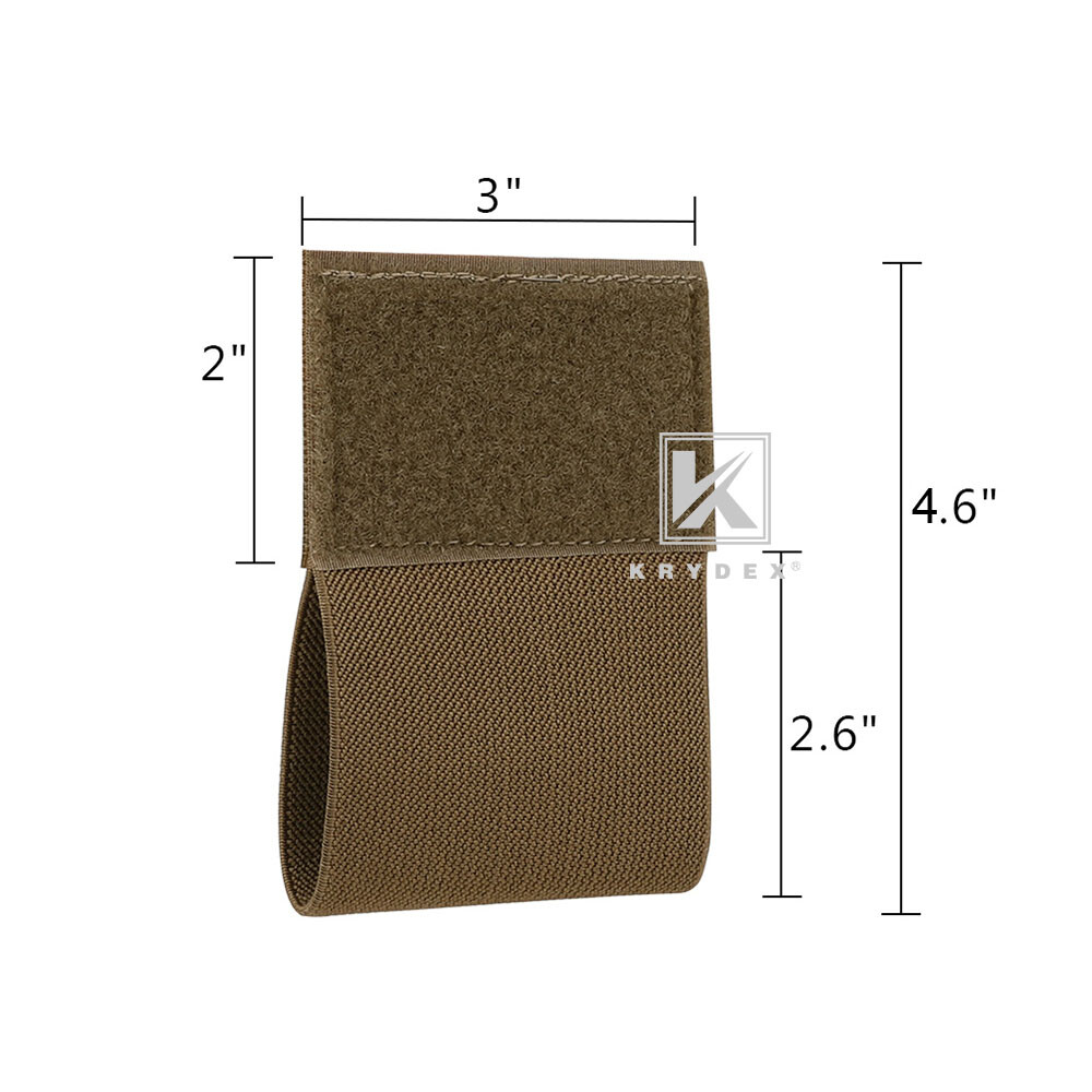 KRYDEX Elastic Holder Strap for Tourniquet Fastener Patch Panel Hook & Loop