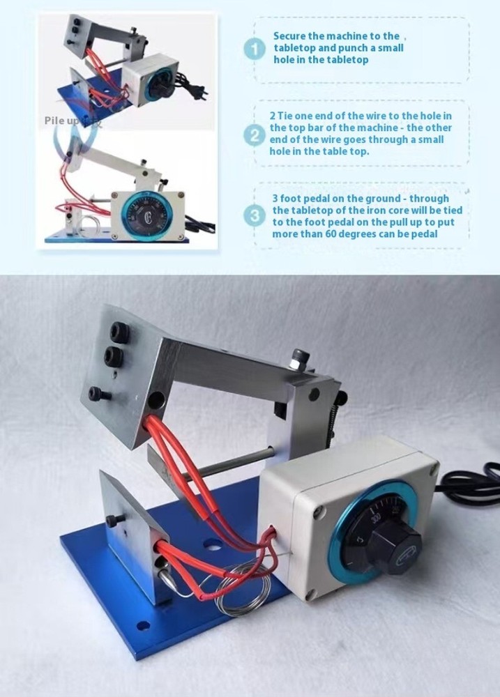 220V Electric Heating Wire Stripping Machine Headphone Cable Peeler Stripper