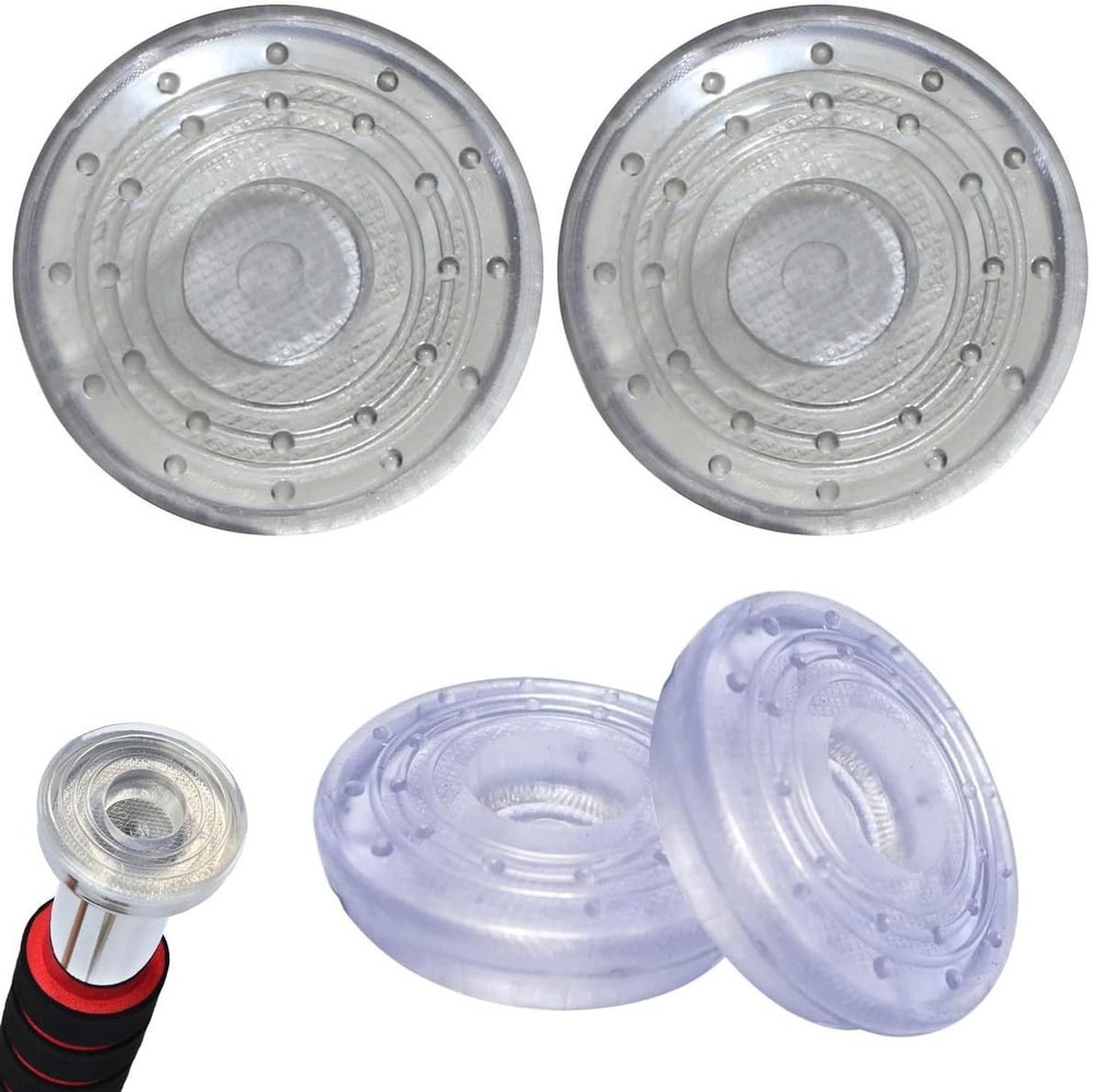 4 Pack Non-Slip Pull Up Bar End Pads - Durable Rubber Support for Safety